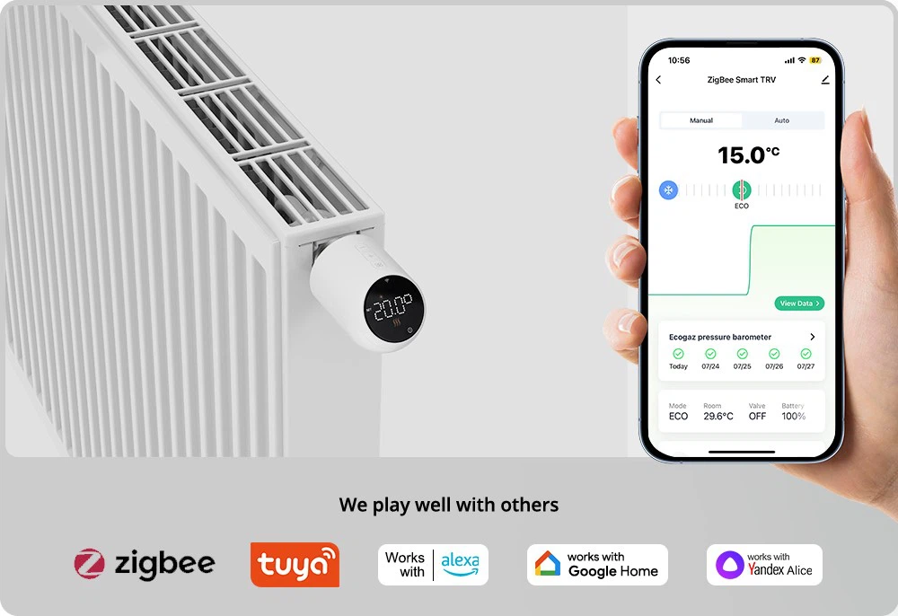 TRV-705ZB zigbee TRVs TRV-705ZB zigbee TRVs